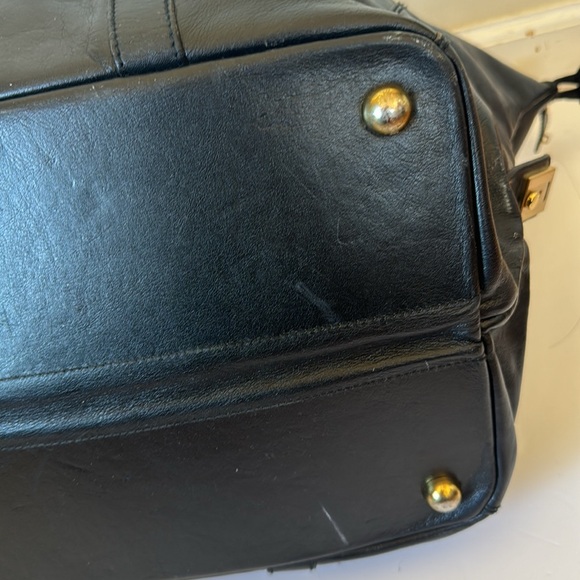 Vintage Gold Pfeil luggage bag Handmade in Germany - Picture 10 of 16